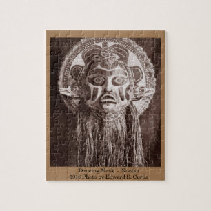 Dancing Mask - Nootka    Curtis Puzzle