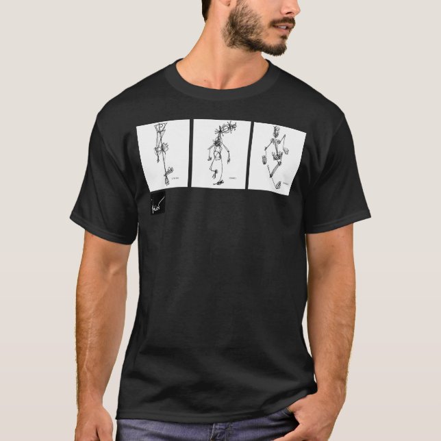 Dancing Men, Floaters by Vance T-Shirt (Front)