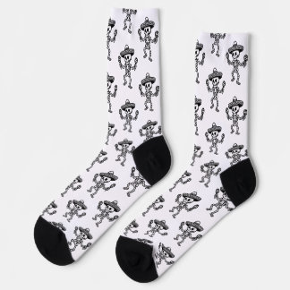 Dancing Mexican Skeleton Socks