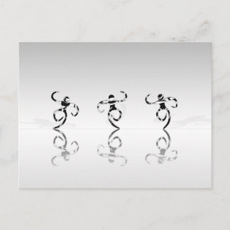 Dancing Monkeys Postcard