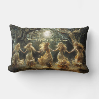 Dancing Moon Goddess Throw Pillow
