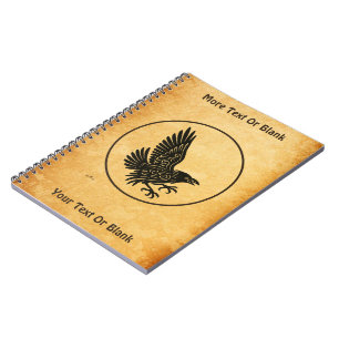 Dancing Norse Raven Notebook