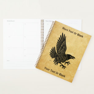 Dancing Norse Raven Planner