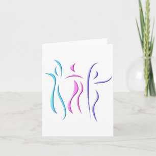 Dancing notecards