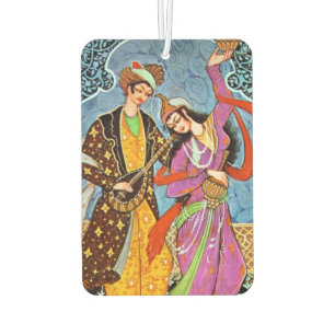 Dancing Nymphe and Musician Car Air Freshener