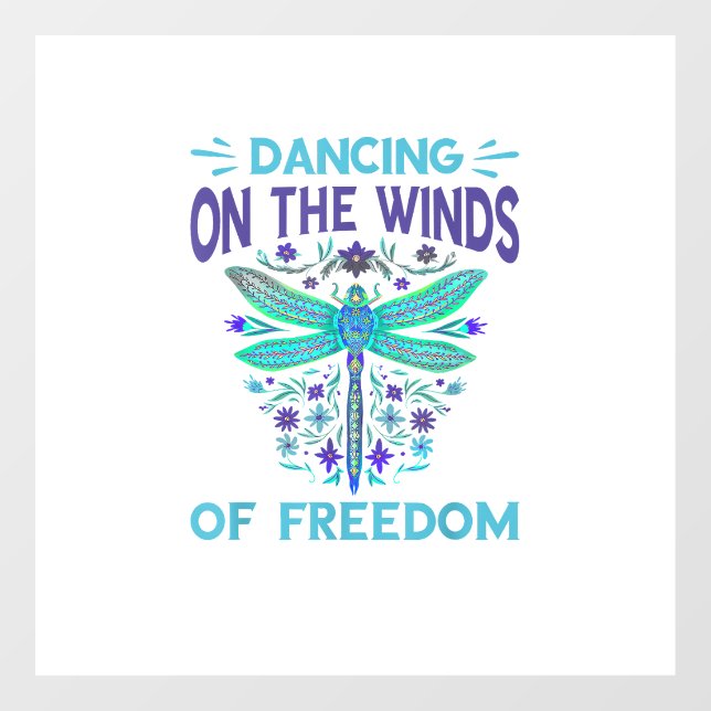 Dancing On The Winds Dragonfly Nature Insect Drago (Sheet)