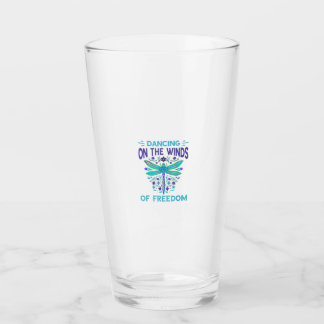 Dancing On The Winds Dragonfly Nature Insect Drago Glass