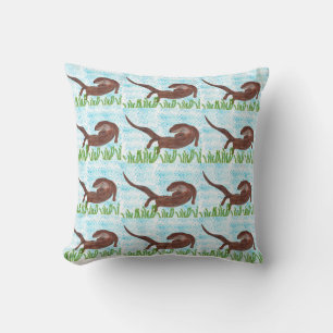 Dancing Otter Cushion