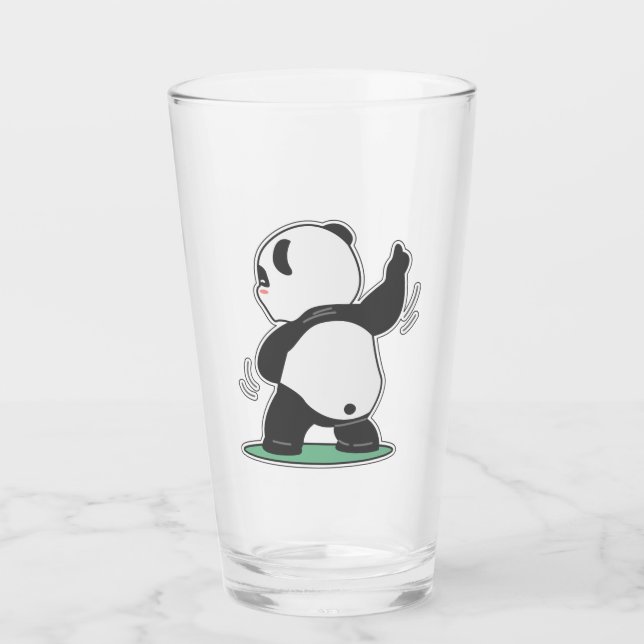 Dancing panda back  glass (Front)
