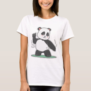 Dancing panda front and back T-Shirt