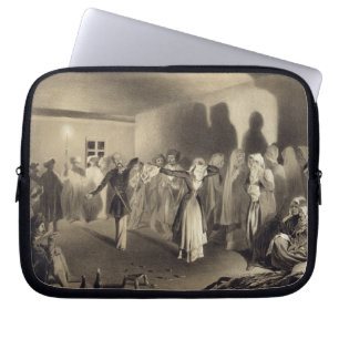 Dancing Party at Kagha-Choura, Dagestan, plate 55 Laptop Sleeve