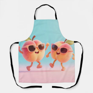 Dancing Peaches Sunglasses Apron