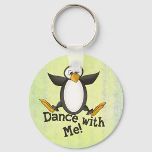 Dancing Penguin Key Ring