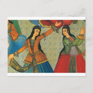 Dancing Persian Girls Postcard