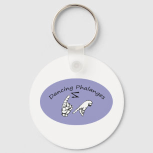 dancing phalanges key ring