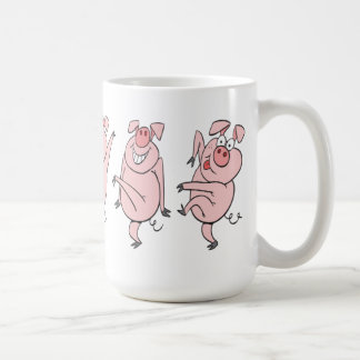 Dancing Pigs Coffee Mug