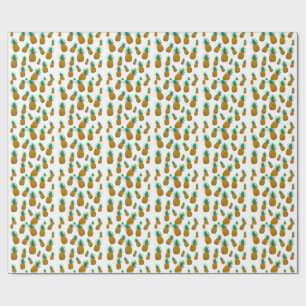 Dancing pineapples wrapping paper
