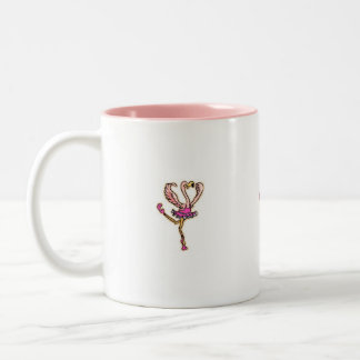 Dancing Pink Flamingo cup