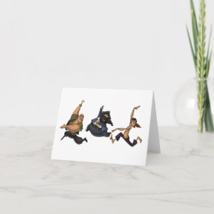 Dancing Pirates Note Card