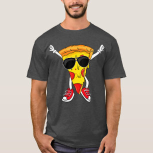 Dancing Pizza Dance Cool Pizza Slice Toddler Boy P T-Shirt