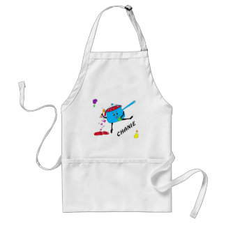 dancing pot with hearts 05 CHANIE Standard Apron