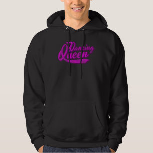 Dancing Queen 70s Disco Retro Script Hoodie