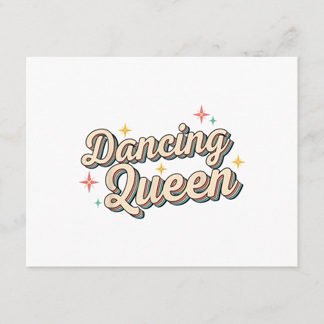 Dancing Queen Enclosure Card (Front)
