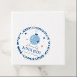 Dancing Queen greek Musical disco bridal shower Favour Tags<br><div class="desc">Mediterranean Greek musical bougainvillea-inspired Dancing Queen bridal shower editable round circle favour tags.</div>