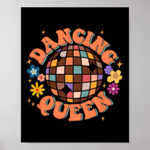 Dancing Queen Retro Bridesmaids 70’s Disco Bachelo Poster