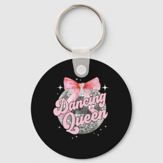 Dancing Queen Shirt Dancing 70s 80s Women Girl Key Ring