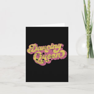 Dancing Queen Shirt Vintage Dancing 70s Card