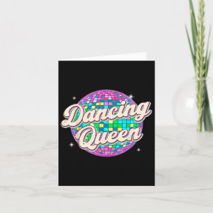 Dancing Queen Shirt Vintage Dancing 70s Kids Girl  Card