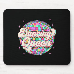Dancing Queen Shirt Vintage Dancing 70s Kids Girl Mouse Pad