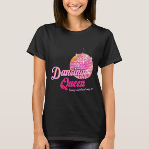 Dancing Queen Tee 17 Birthday Vintage Dancing Disc
