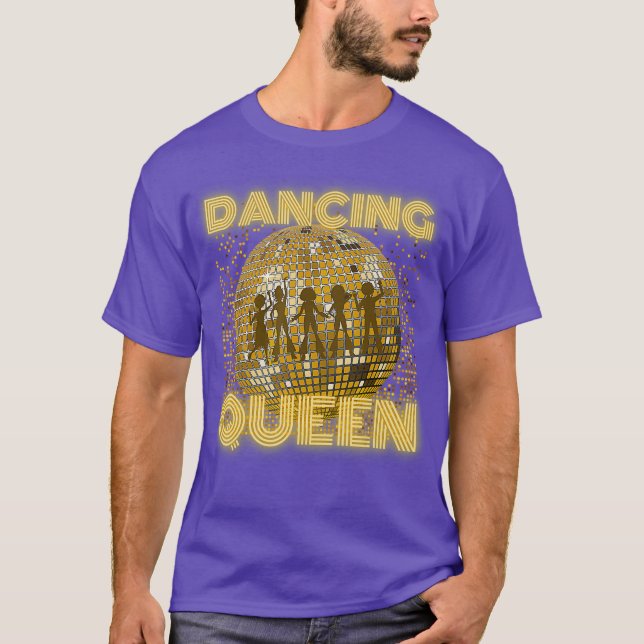 Dancing Queen Vintage Retro Dancing 70s 80s 90s T-Shirt (Front)