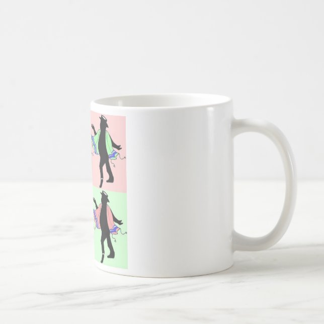 Dancing Rabbi Style Coffee Mug (Right)