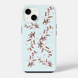 Dancing Racoon Breakdance Vibes – Cute Animal Str iPhone 14 Case