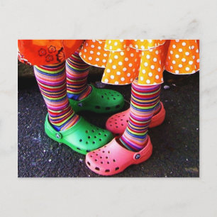 Dancing Rainbow Postcard