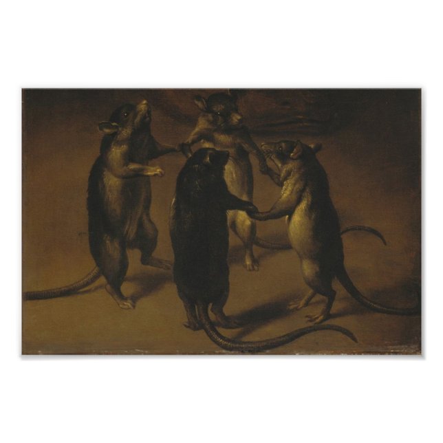 Dancing Rats, by Ferdinand Kessel Photo Print (Front)