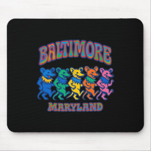 Dancing Rats Ltimore Maryland Beach Rainbow Pride Mouse Pad