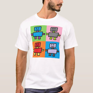 Dancing Robot Pop Art T-Shirt