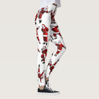 Dancing Santa  Leggings