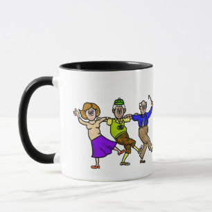 Dancing Senior Citizens Funny Mug