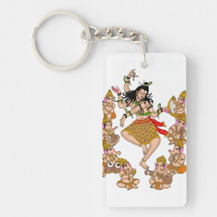 Dancing Shiva Keychain
