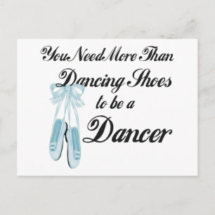 Dancing Shoes Postcard