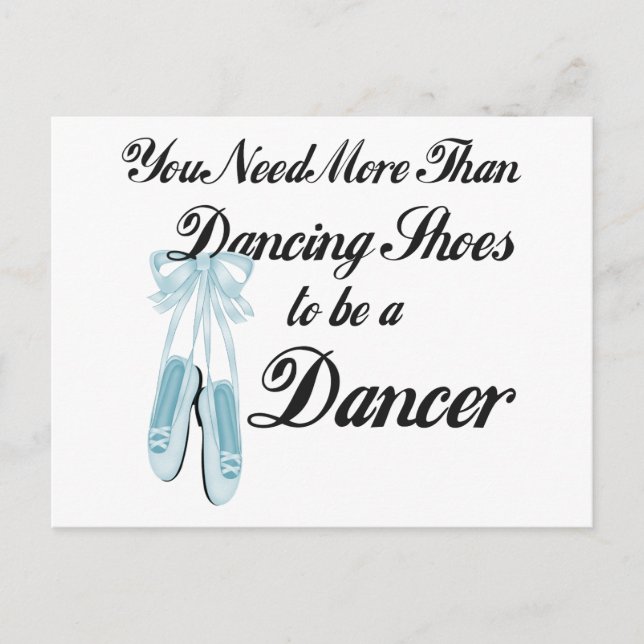 Dancing Shoes Postcard (Front)