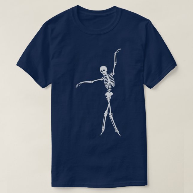 Dancing Skeleton 4 T-Shirt (Design Front)