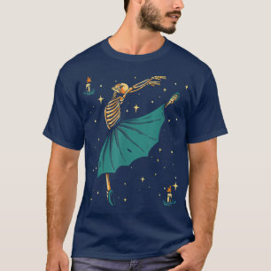 Dancing Skeleton Ballerina Ballet Dance T-Shirt