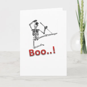 Dancing Skeleton Card