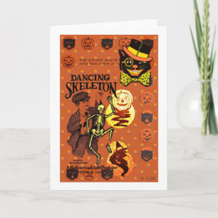 Dancing Skeleton Card